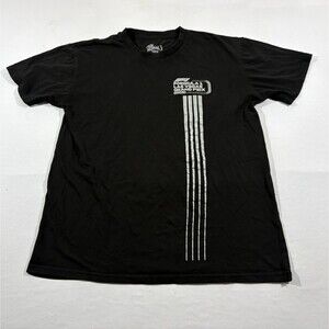 F1 Formula One Las Vegas Black Crew Short Sleeve Graphic Print Tee T-shirt Sz L